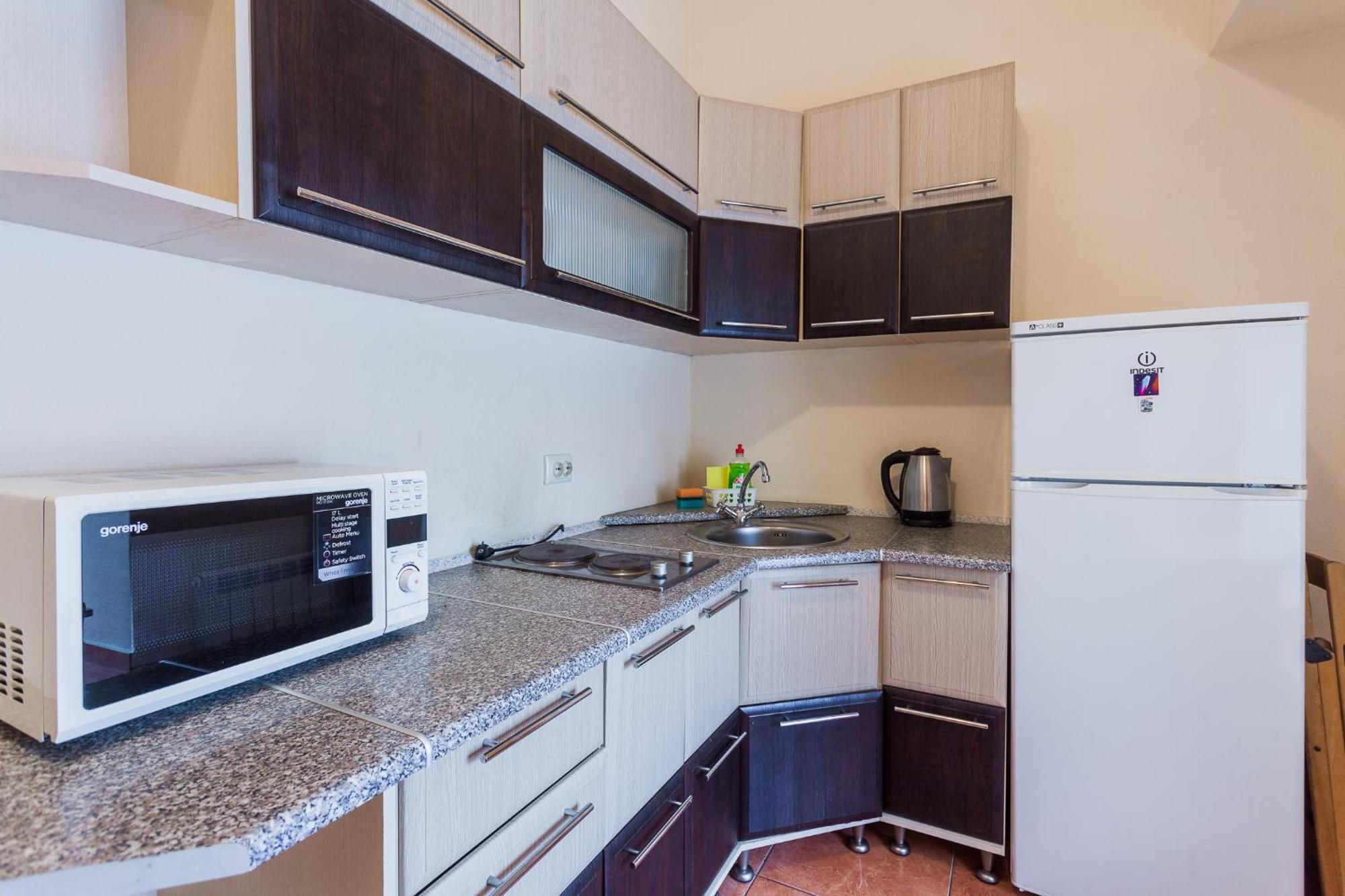 Apartment At Malaya Zhytomyrska 5 Kiev Bagian luar foto